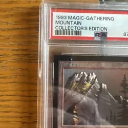 1993 Magic: the Gathering ✨MOUNTAIN✨ CE PSA 9 MtG WOTC - Image 2
