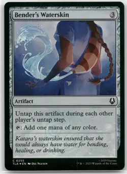 MTG Bender's Waterskin Foil NM Avatar: The Last Airbender Magic 255 - Image 1