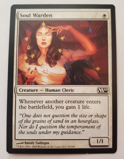 1x Soul Warden Core Set 2010, M10 MTG Magic the Gathering LP - Image 1