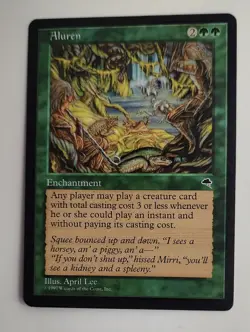 Aluren MP MTG Magic the Gathering Tempest Reserved List - Image 1