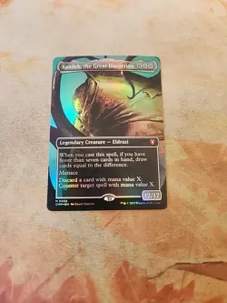 Kozilek, The Great Distortion Borderless Foil Commander Masters MTG LP - Image 1