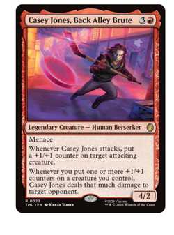Casey Jones, Back Alley Brute Teenage Mutant Ninja Turtles MTG - Image 1