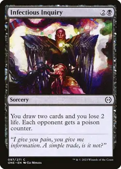 [MTG] Infectious Inquiry (097) (ONE) LP-HP - Image 1