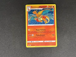 Pokemon TCG Special Delivery Charizard SWSH075 Near Mint Holo Promo Pikachu - Image 1