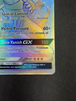 Palkia Gx 165/156 Sun & Moon Ultra Prism Pokemon Card - Image 4