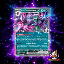 Pokemon TCG Marnie's Grimmsnarl ex 136/182 Destined Rivals Double Rare NM - Image 1