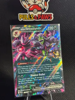 Pokemon TCG Marnie's Grimmsnarl ex 136/182 Destined Rivals Double Rare NM - Image 2