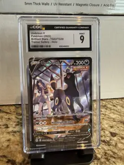 Umbreon V TG22/TG30 Trainer Gallery Holo Brilliant Stars Pokemon CGC 9 Mint - Image 1