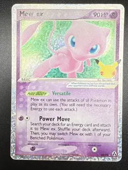 Pokemon TCG Mew EX 88/92 Celebrations Classic Collection Holo, NM - Image 3