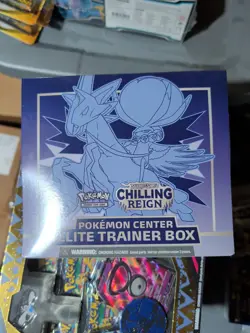 Pokemon TCG: Pokemon Center Chilling Reign Ice Rider Calyrex Elite Trainer Box - Image 1