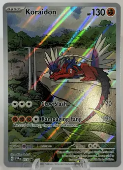 Pokemon TCG Koraidon 014 SVP014 S&V Illustration Rare Black Star Promo [SEALED] - Image 1