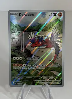 Pokemon TCG Koraidon 014 SVP014 S&V Illustration Rare Black Star Promo [SEALED] - Image 2