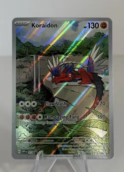 Pokemon TCG Koraidon 014 SVP014 S&V Illustration Rare Black Star Promo [SEALED] - Image 3