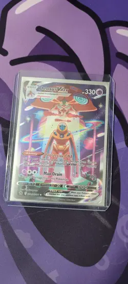 Pokemon TCG Deoxys Vmax Crown Zenith: Galarian Gallery Gg45/Gg70 Holo Ultra Rare - Image 1