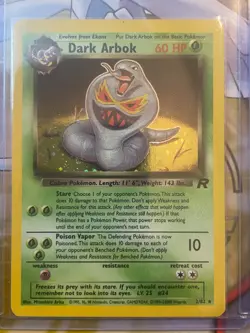 Pokemon TCG - Dark Arbok 2/82 Holo Rare - Team Rocket Set - Date Error - LP - Image 1