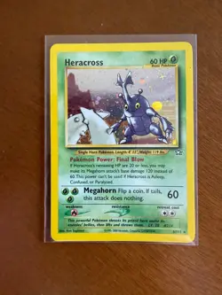 Pokemon TCG Heracross #6 [NM] Neo Genesis Holo Rare Vintage - Image 3