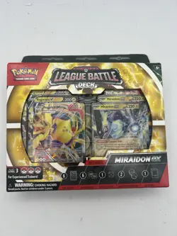 Pokemon Miraidon ex League Battle Deck Box TCG Sealed New Free Shipping 820650852732 - Image 1