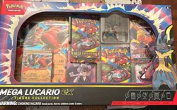 Pokemon Mega Lucario EX Premium Figure Collection Sealed - Image 1