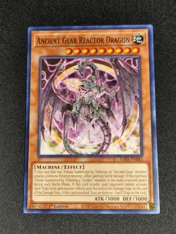 Yu-Gi-Oh! Ancient Gear Reactor Dragon LDS1-EN082 1st Edition Common NM - Image 1