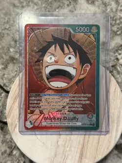 Monkey D Luffy (Alternate Art) OP13-001 Leader One Piece Carrying on His Will - Image 1
