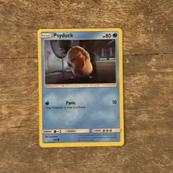 Psyduck Holo 7/18 Detective Pikachu Holo Pokemon Trading Card TCG 2019 - Image 1