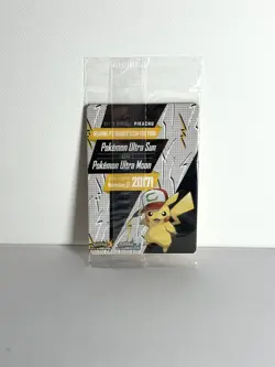 Pokemon - 3 Ash's Pikachu cards - TCG SM108 2017 Promo Card - 1 SEALED - 2 NM - Image 3