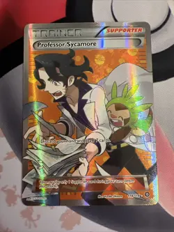Professor Sycamore 114/114 Steam Seige NM Full Art Ultra Rare Pokemon Card - Image 1