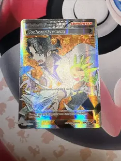 Professor Sycamore 114/114 Steam Seige NM Full Art Ultra Rare Pokemon Card - Image 2