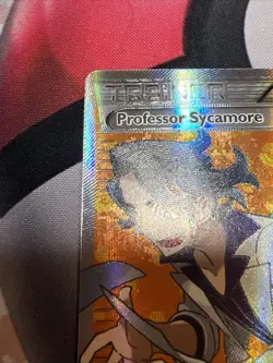 Professor Sycamore 114/114 Steam Seige NM Full Art Ultra Rare Pokemon Card - Image 5