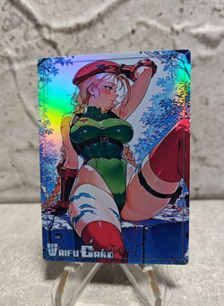 Cammy Trading Card Waifu Goddess Story Anime Girl holo Karte Manga Full Art - Image 1