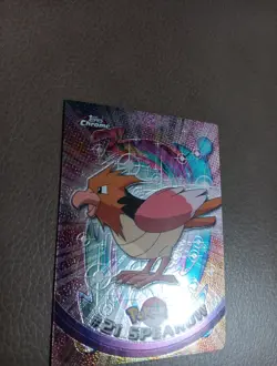 Pokemon #21 Spearow Card Foil Holo Topps Chrome 2000 TV Animation Series 1 - Image 3
