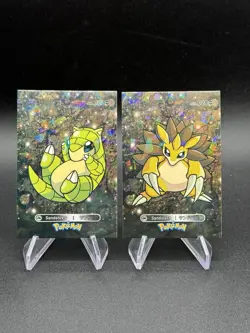 Sandshrew Sandslash Pokemon 2024 Card Database 1 Cracked Ice Holo US Seller - Image 1