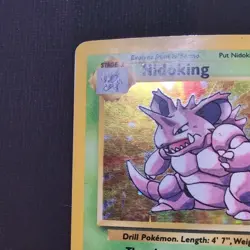 Pokemon TCG Nidoking Base Set Holo Unlimited Rare Card 11/102 1999 - Image 3
