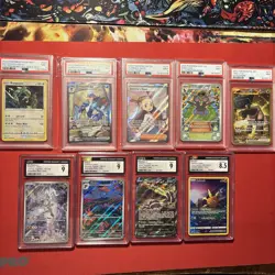 Pokemon Graded Card Lot PSA/CGC (9 Cards) - Image 1
