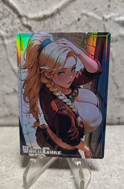Gemma Trading Card Waifu Goddess Story Anime Girl holo Karte Manga Full Art - Image 1