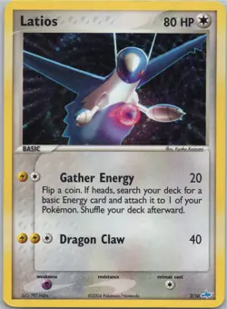 Latios Common EX Trainer Kit 1: Latias & Latios 2/10 Pokemon Card MP - Image 1