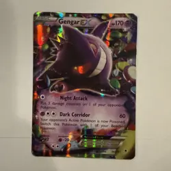 Gengar EX 34/119 - XY Phantom Forces Ultra Rare Holo Pokemon Card NM DESC - Image 1