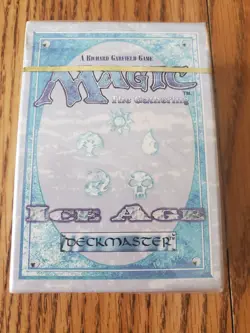 Magic The Gathering ICE AGE FACTORY SEALED DECK (1995) 60 Game Cards and Rules - Image 1