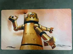 TRISKELION PLAYMAT NEW MAGIC THE GATHERING MTG HAND SIGNED DOUGLAS SHULER - Image 1