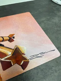 TRISKELION PLAYMAT NEW MAGIC THE GATHERING MTG HAND SIGNED DOUGLAS SHULER - Image 3