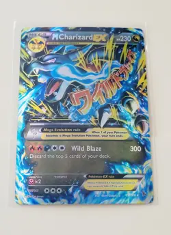 Mega M Charizard EX Flashfire Holo Ultra Rare Card 69/106 XY Pokemon TCG - Image 3