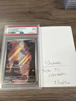 2023 Pokemon MEW EN Charmander Illustration Rare 168/165 PSA 9 - Image 1