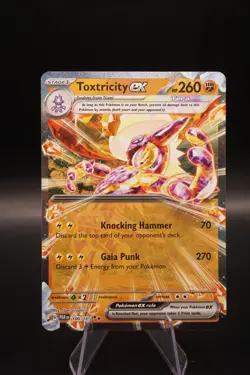 Toxtricity ex 100/182 SV04: Paradox Rift Holo Pokemon - Image 1