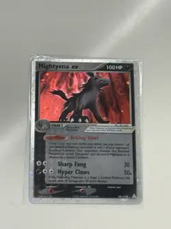 Pokemon TCG Mightyena ex 101/110 Holon Phantoms Holo - Image 1