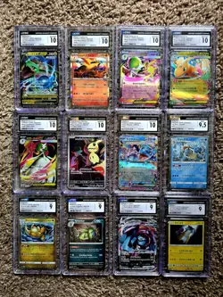Pokemon CGC Graded Lot Rayquaza, Typhlosion, Gardevoir, Dragonite, Blastoise,... - Image 1