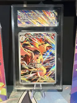 Ethan's Typhlosion 190/182 Pokemon Destined Rivals IR PG not PSA 10 Gem Mint - Image 1
