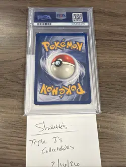 1999 Pokemon Base Set Holo 1st Edition Machamp 8/102 PSA 6 - Image 3