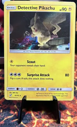 Pokemon - Detective Pikachu - 10/18 - Sun and Moon - HOLO - Image 1