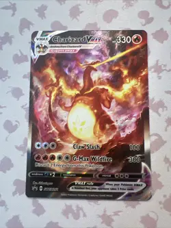 Pokemon TCG Charizard VMAX SWSH261 Full Art Ultra Rare Black Star Promo NM - Image 1