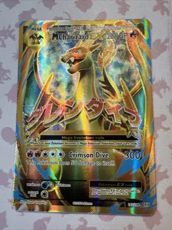 Pokemon TCG Mega M Charizard EX Evolutions 101/108 Holo Full Art Ultra Rare NM - Image 1